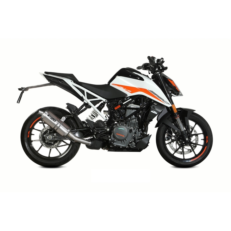 Koncovka výfuku STORM GP nerez pre KTM Duke 390 2021-2023, KTM Duke 125 2021-2023