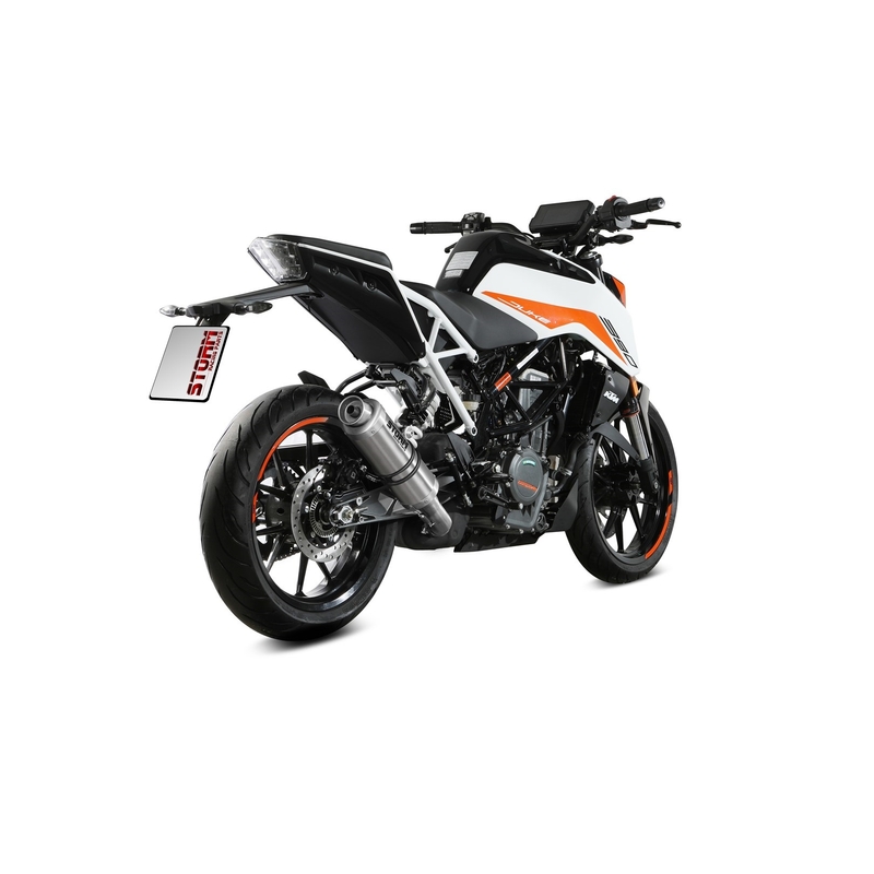 Koncovka výfuku STORM GP nerez pre KTM Duke 390 2021-2023, KTM Duke 125 2021-2023