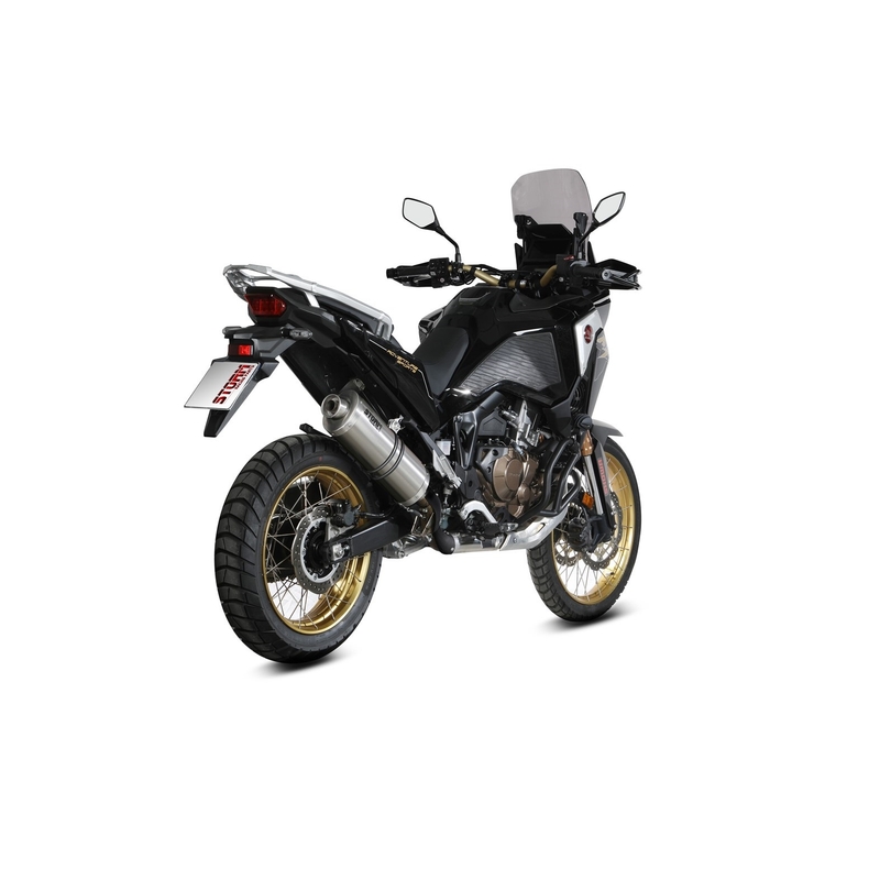 Koncovka výfuku STORM OVAL nerez pre HONDA CRF 1100 L Africa Twin 2020-2026