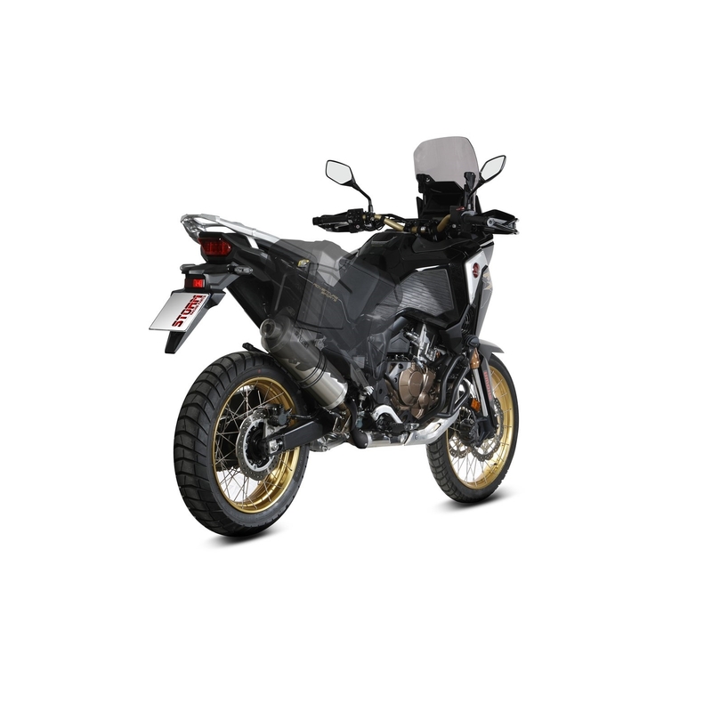 Koncovka výfuku STORM OVAL nerez pre HONDA CRF 1100 L Africa Twin 2020-2026