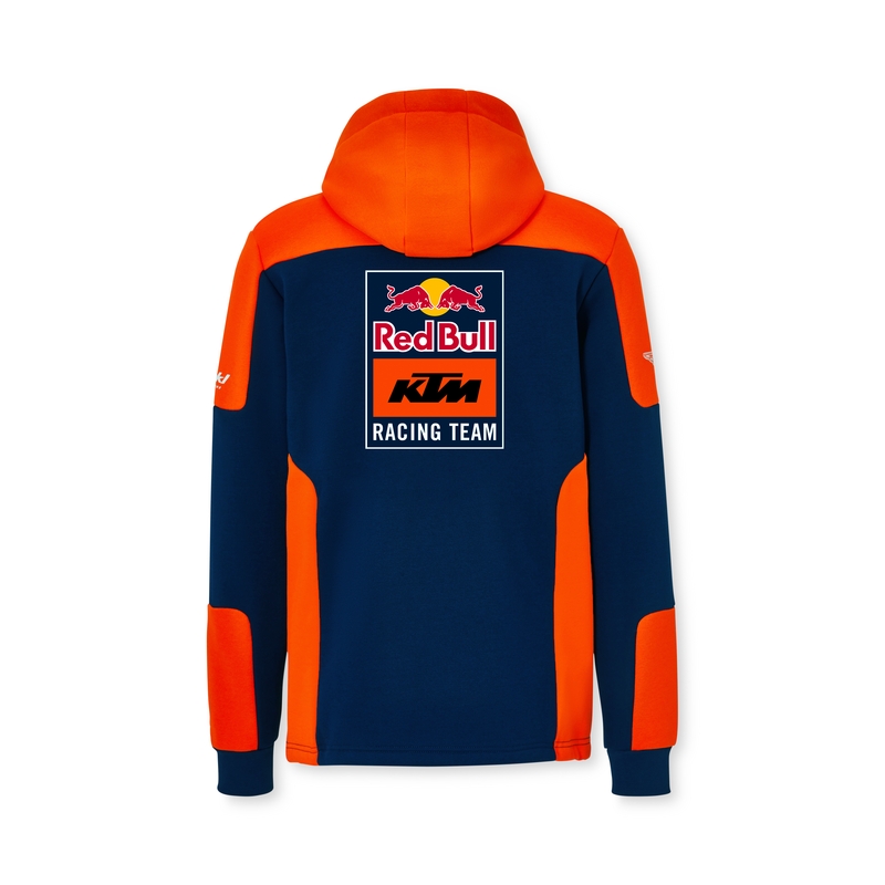 Mikina KTM Replica Team hoodie modro-oranžová