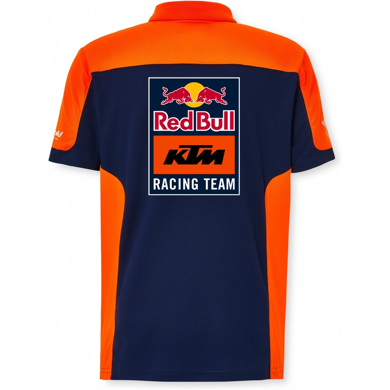 Polo tričko KTM Replica Team modro-oranžové výpredaj