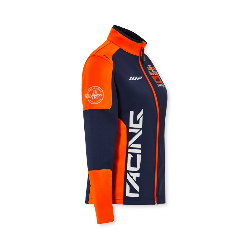 Dámska bunda KTM Replica Team softshell modro-oranžová