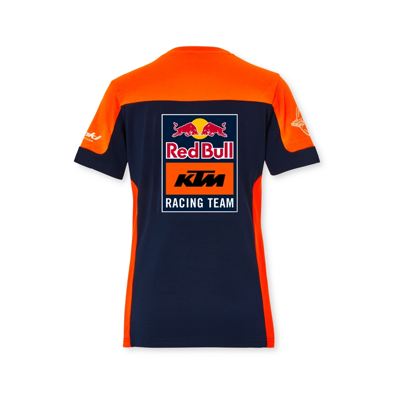 Dámske tričko KTM Replica Team modro-oranžové