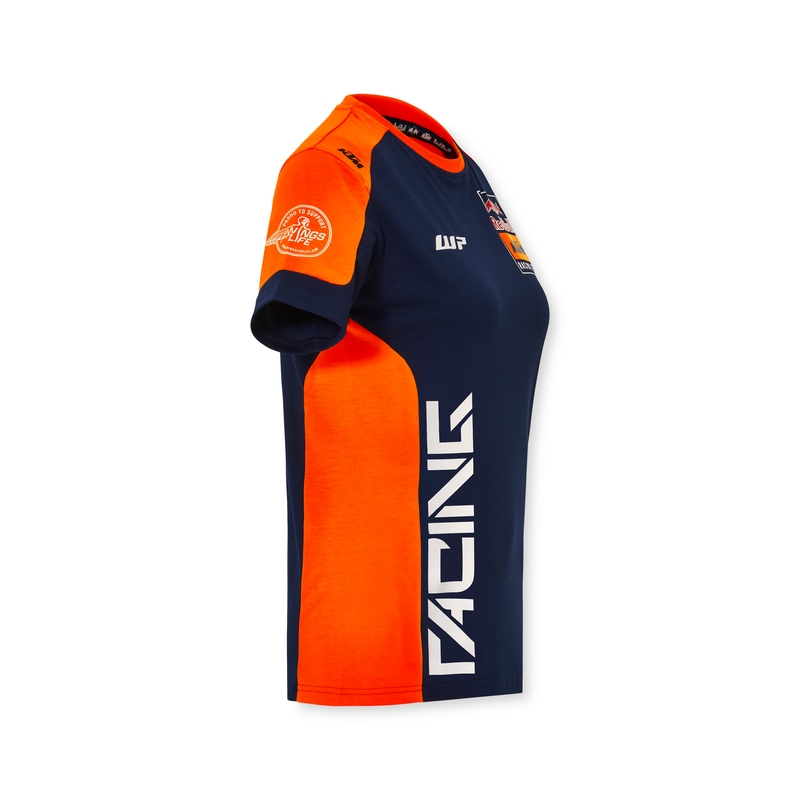 Dámske tričko KTM Replica Team modro-oranžové