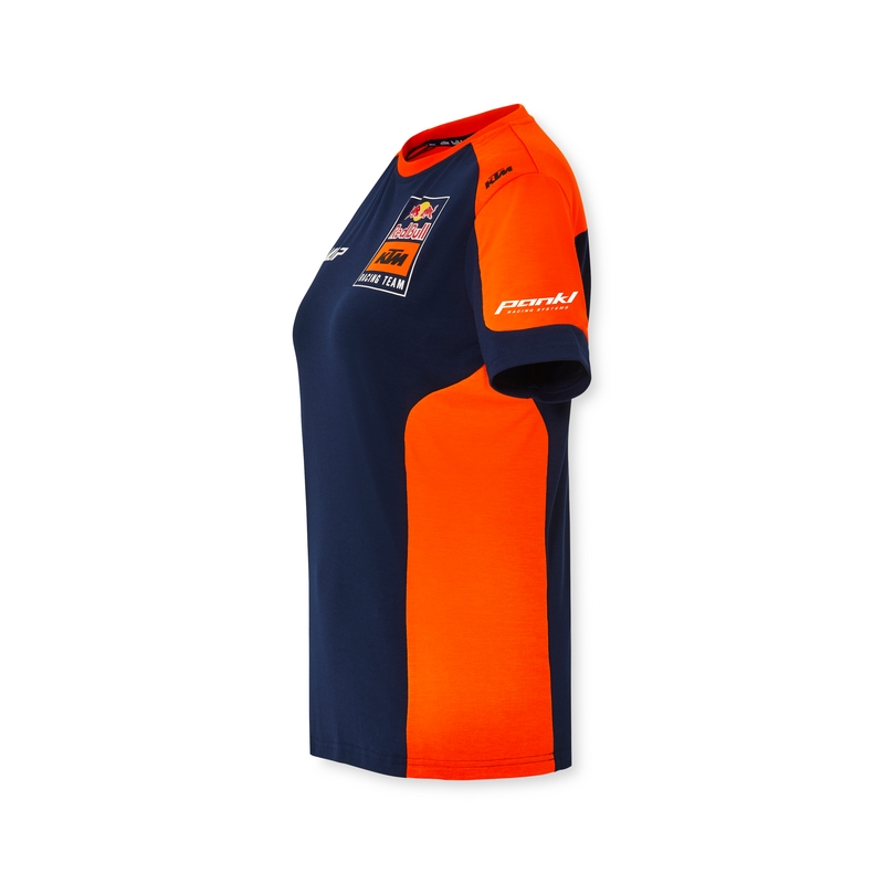 Dámske tričko KTM Replica Team modro-oranžové