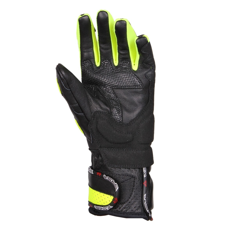 Dámske rukavice na motocykel RSA RX-1 černo-fluorescenčno-žlté výpredaj