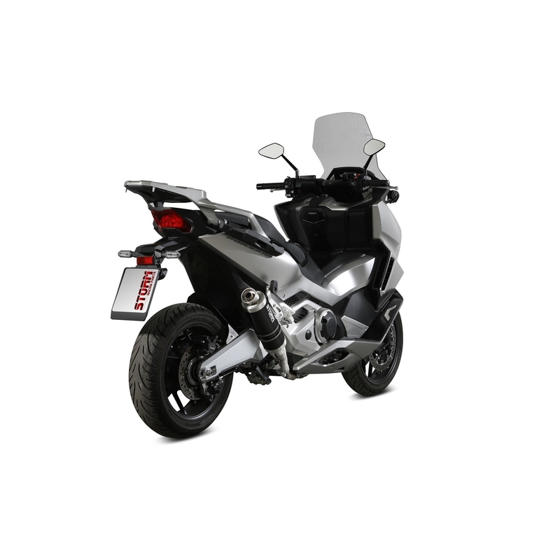 Koncovka výfuku STORM GP čierna pre HONDA NSS 750 Forza 2021-2026