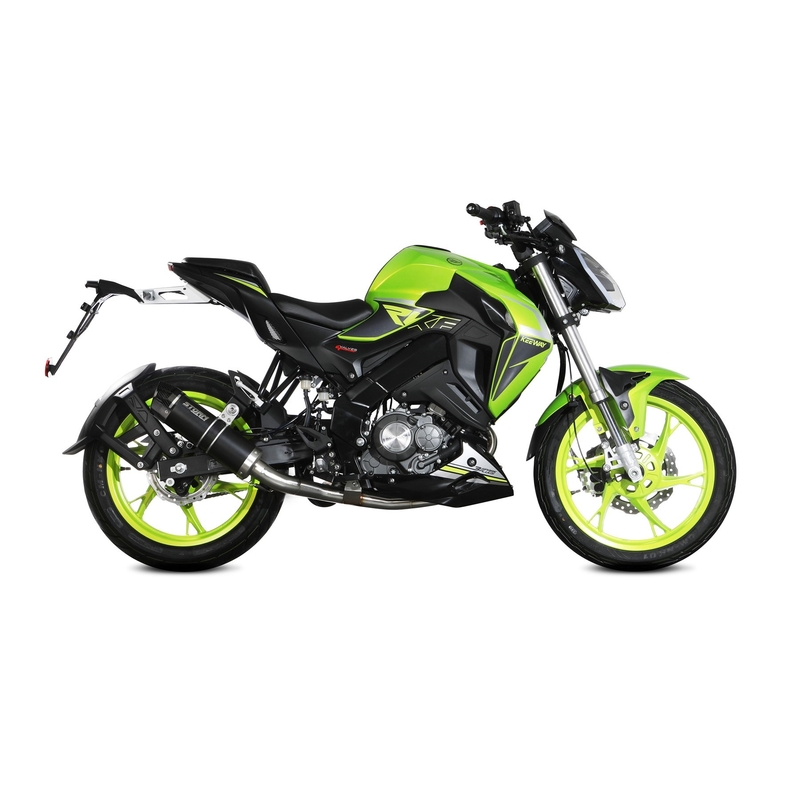 Výfuk kompletný 1x1 STORM GP čierna pre KEEWAY RKF 125 2021-2024