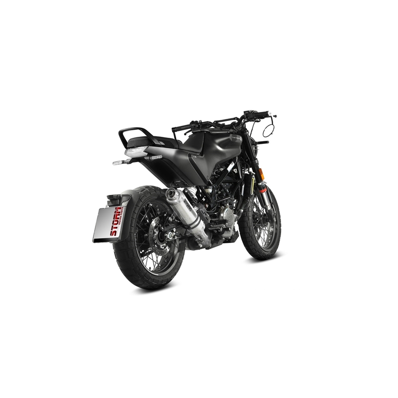 Koncovka výfuku STORM GP nerez pre HUSQVARNA Svartpilen 125 2021-2023