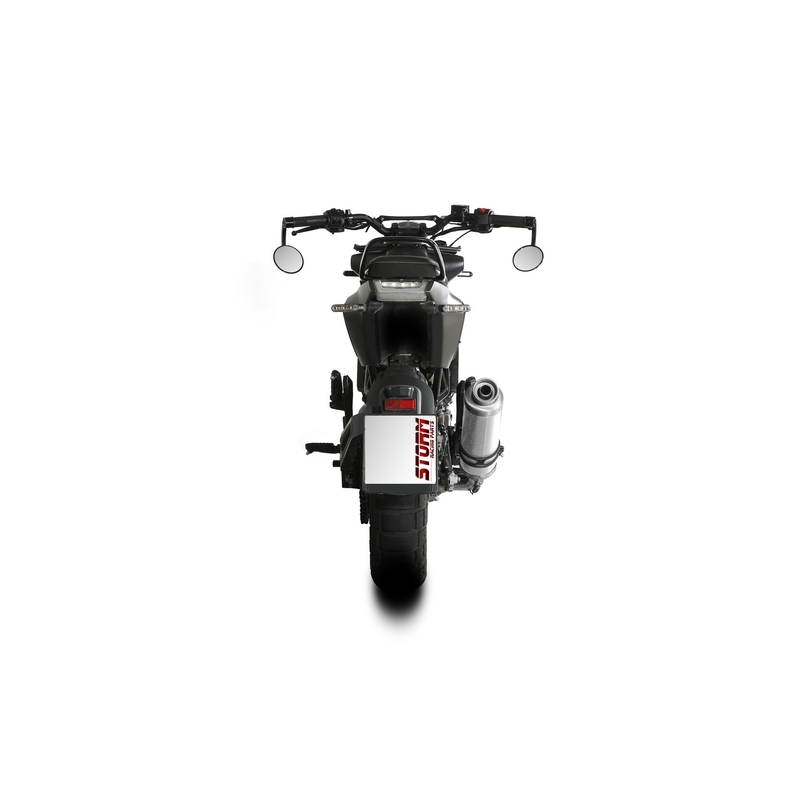 Koncovka výfuku STORM GP nerez pre HUSQVARNA Svartpilen 125 2021-2023
