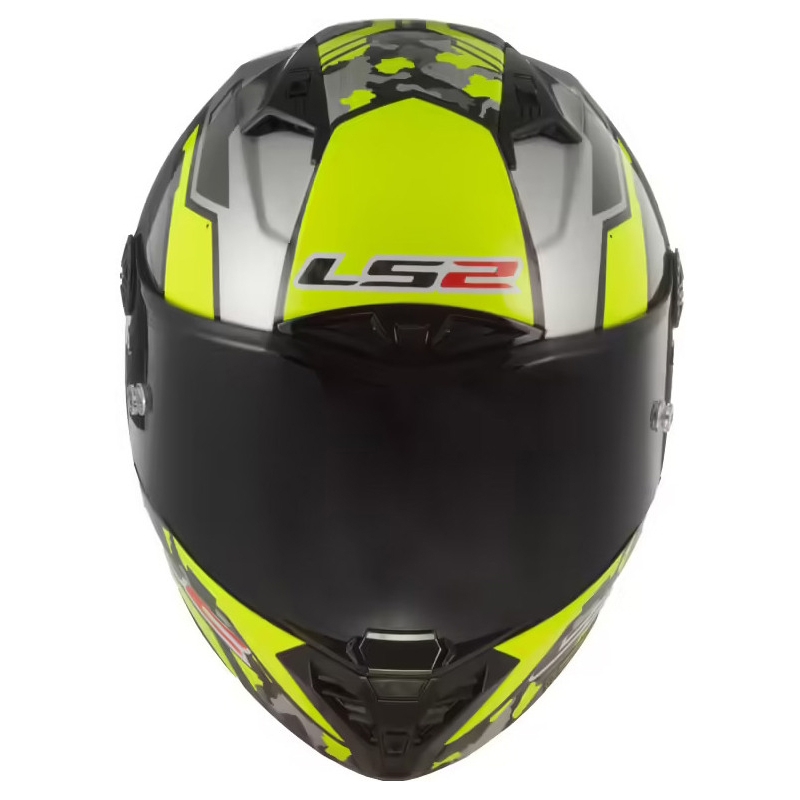 Integrálna prilba na motocykel LS2 FF805 Thunder Carbon Space fluo žlto-šedá