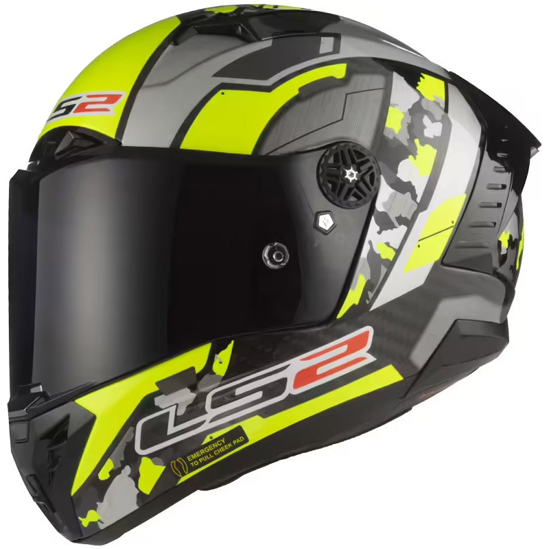 Integrálna prilba na motocykel LS2 FF805 Thunder Carbon Space fluo žlto-šedá