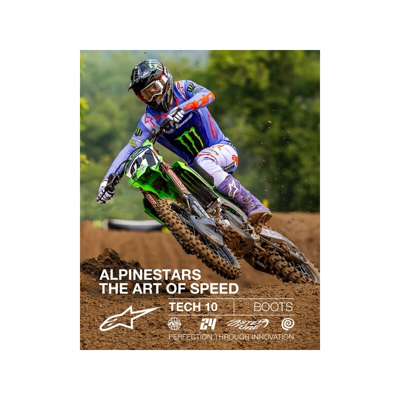 Topánky na motorku Alpinestars Tech 10 fialovo-čierno-biele