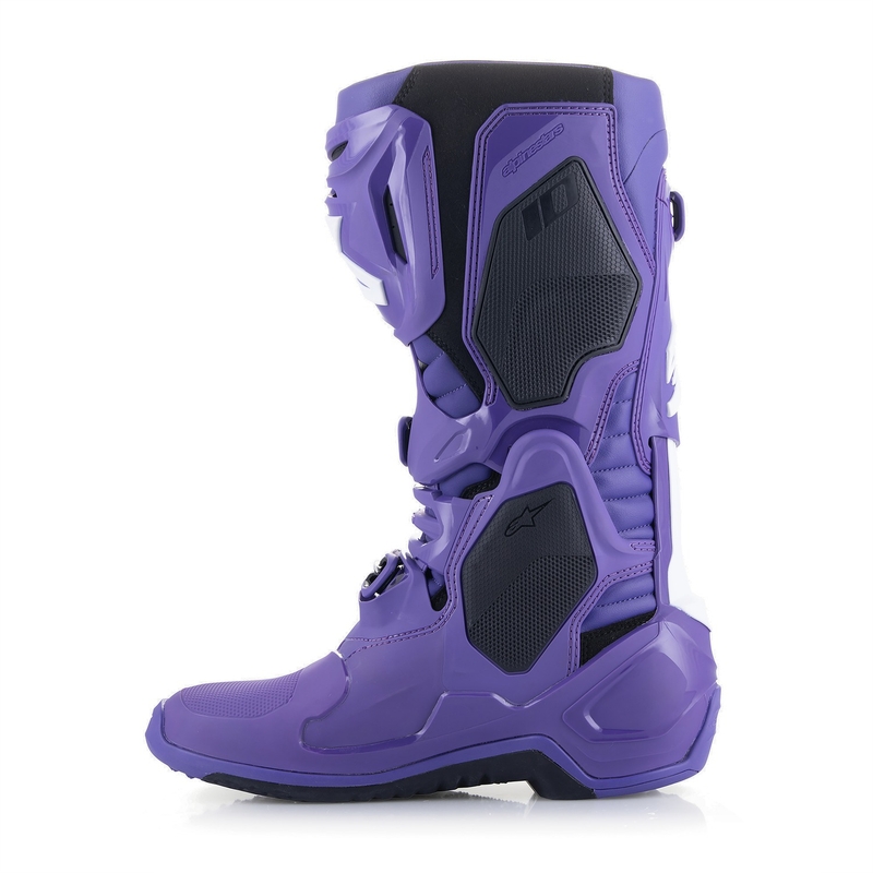 Topánky na motorku Alpinestars Tech 10 fialovo-čierno-biele