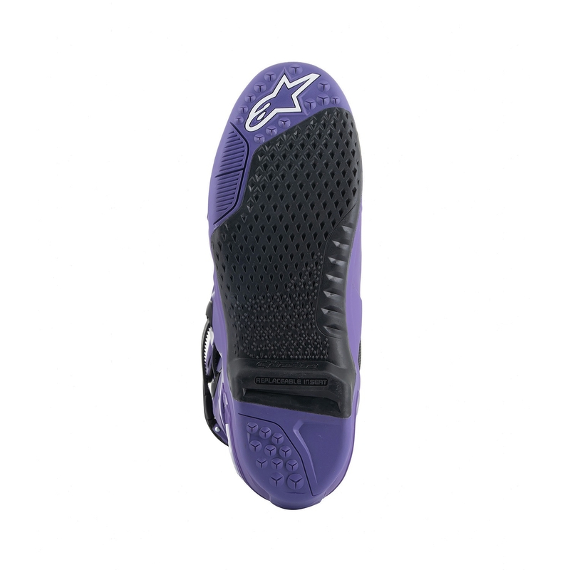 Topánky na motorku Alpinestars Tech 10 fialovo-čierno-biele