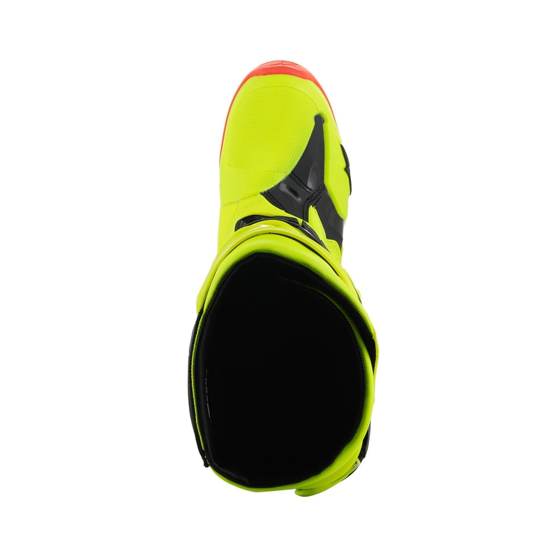 Čižmy na motocykel Alpinestars Tech 10 2024 žlto fluorescenčno-čierno-červené fluo