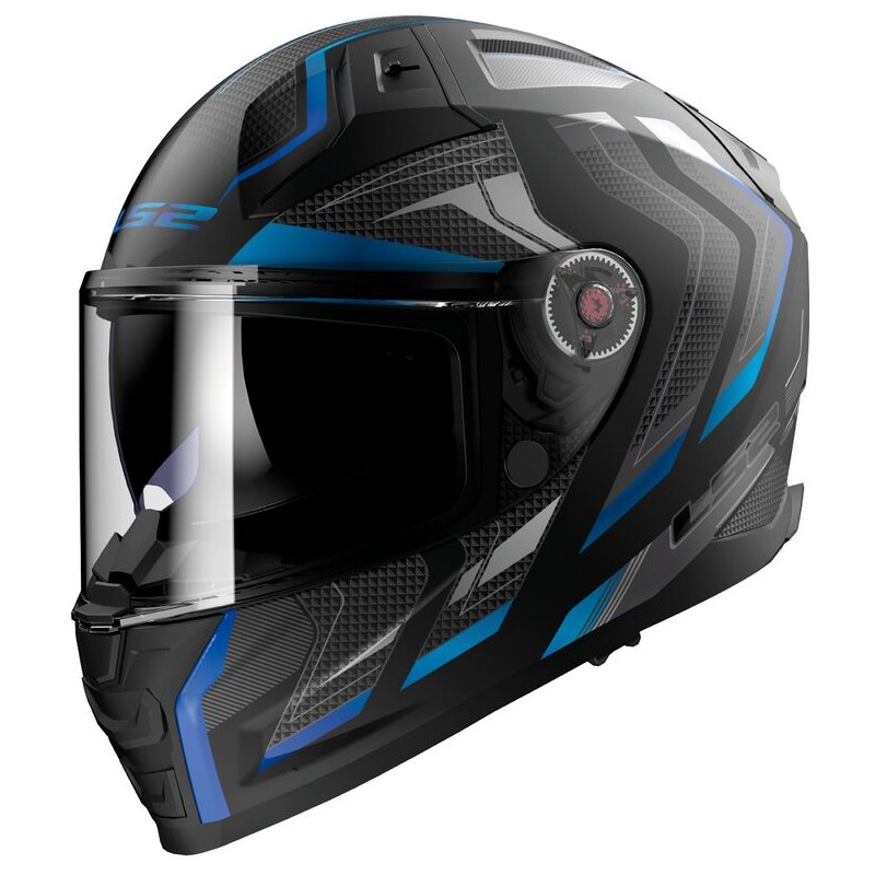 Integrálna prilba na motocykel LS2 FF811 Vector II Alizer čierno-modrá matná