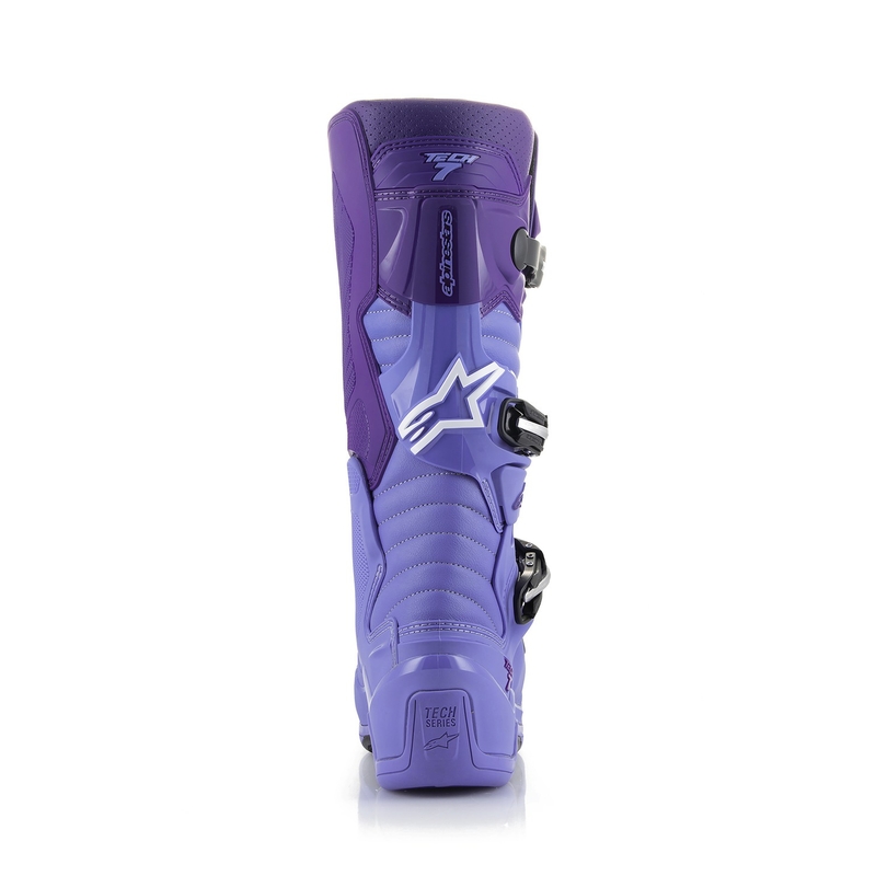 Čižmy na motocykel Alpinestars Tech 7 2024 fialovo-bielo-čierne