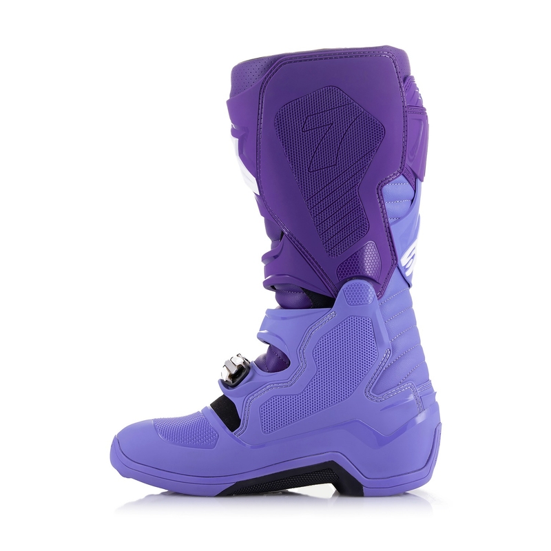Čižmy na motocykel Alpinestars Tech 7 2024 fialovo-bielo-čierne