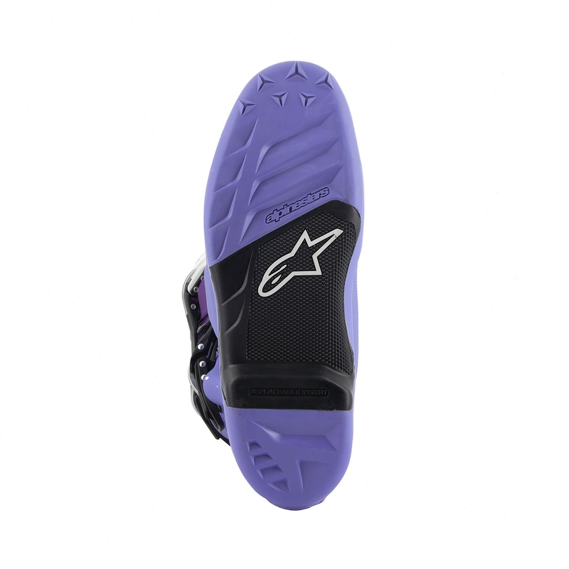 Čižmy na motocykel Alpinestars Tech 7 2024 fialovo-bielo-čierne