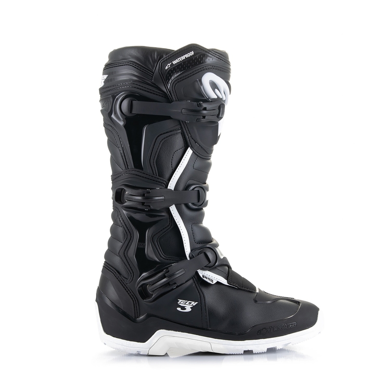 Čižmy na motocykel Alpinestars Tech 3 Enduro Waterproof 2024 čierno-biele