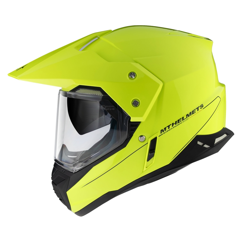 Enduro prilba MT Synchrony Duosport SV fluorescenčno-žltá
