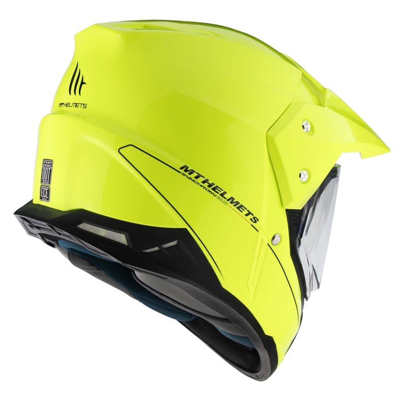 Enduro prilba MT Synchrony Duosport SV fluorescenčno-žltá