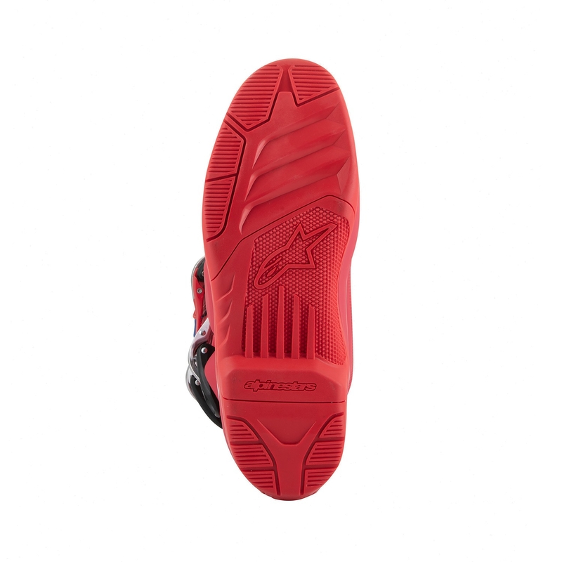 Topánky na motorku Alpinestars Tech 5 červeno-modro-bielo-čierne
