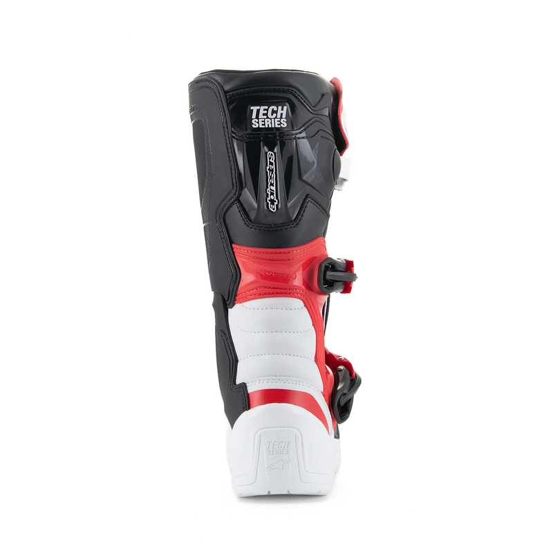 Detské čižmy na motocykel Alpinestars Tech 3S Youth bielo-čierno-červené