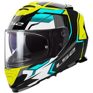 Integrálna helma na motocykel LS2 FF800 Storm II Tracker čierno-fluo žltá