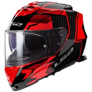Integrálna helma na motocykel LS2 FF800 Storm II Tracker čierno-červená