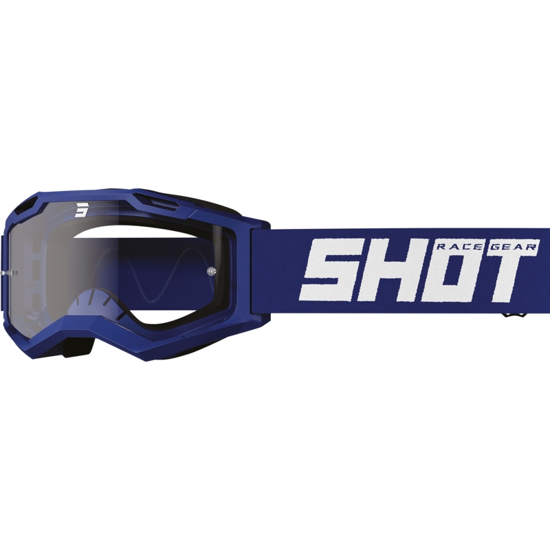 Detské motokrosové okuliare Shot Rocket Kid 2.0 modré (číre plexisklo)
