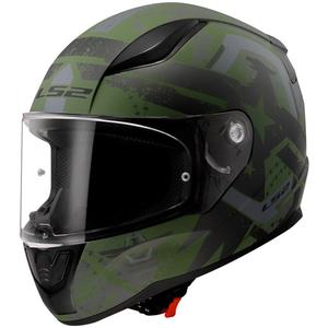 Integrálna helma na motocykel LS2 FF353 RAPID II Thunderbirds zelená matná