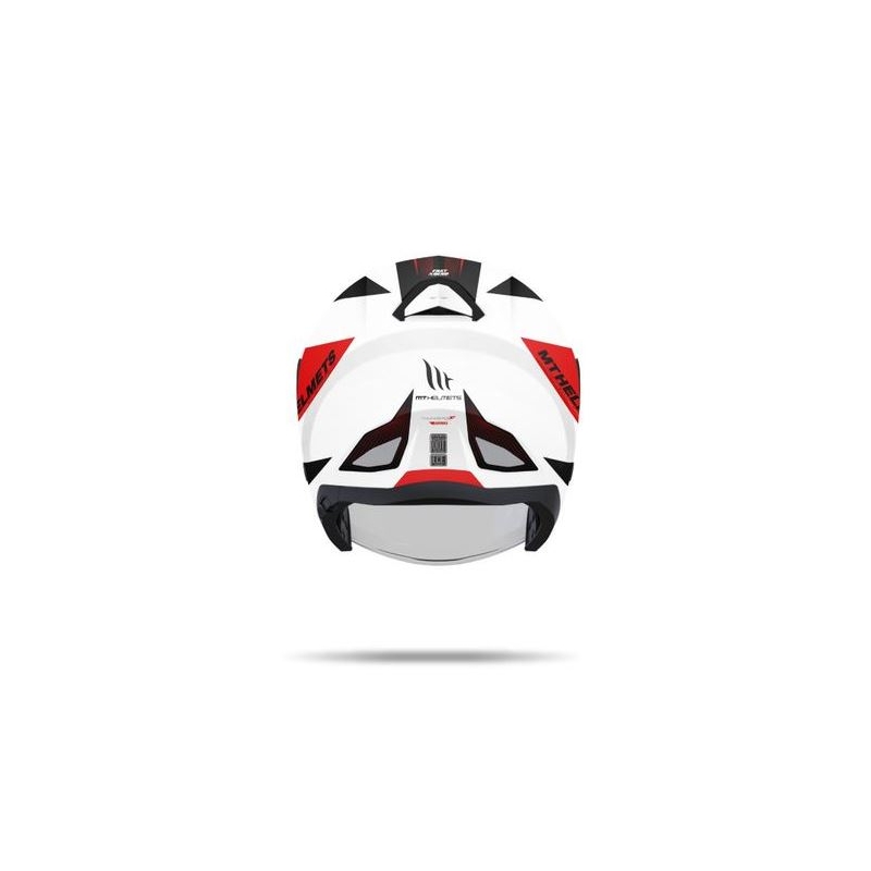 Prilba na motorku otvorená MT Thunder SV Jet Wing bielo-červená
