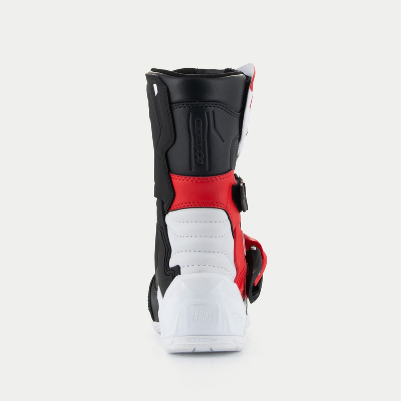 Detské topánky na motorku Alpinestars Tech 3S Kids čierno-bielo-červené