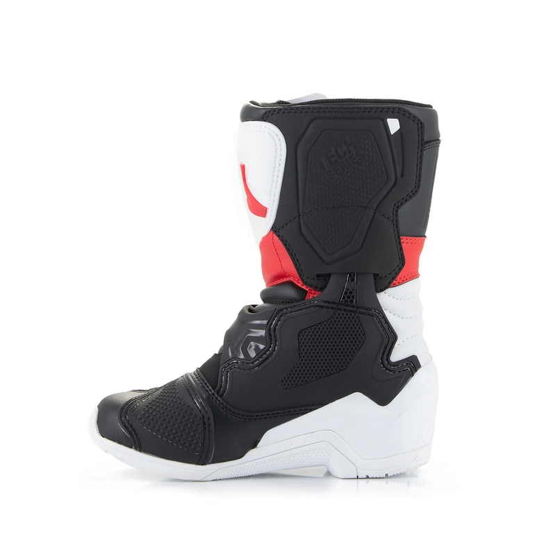 Detské topánky na motorku Alpinestars Tech 3S Kids čierno-bielo-červené