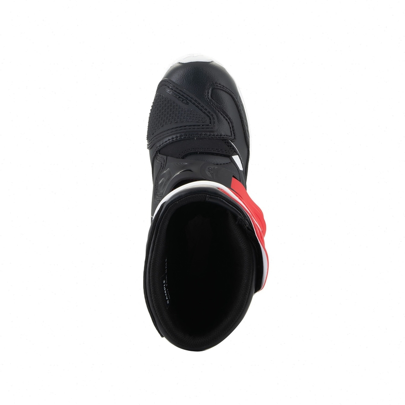 Detské topánky na motorku Alpinestars Tech 3S Kids čierno-bielo-červené