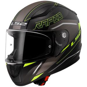 Integrálna helma na motocykel LS2 FF353 RAPID II Rokku čierno-fluo žltá