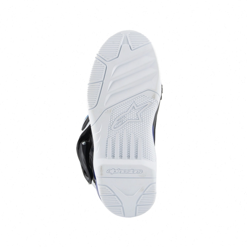 Detské topánky na motorku Alpinestars Tech 3S Kids bielo-čierno-modré
