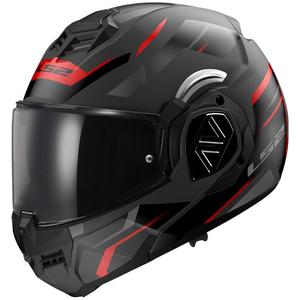 Preklápacia helma na motocykel LS2 FF906 Advant Kuka čierno-červená matná
