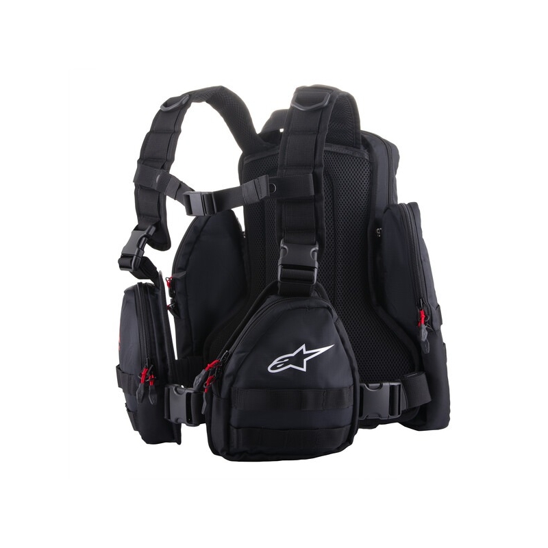 Batoh Alpinestars Techdura Tactical čierno-biely 9 l