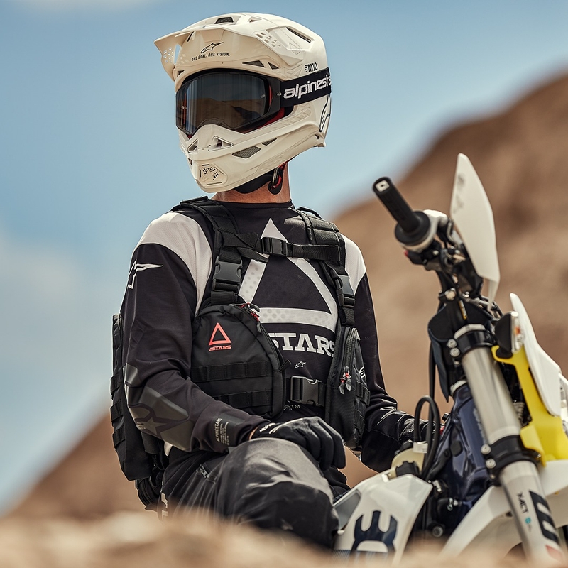 Batoh Alpinestars Techdura Tactical čierno-biely 9 l