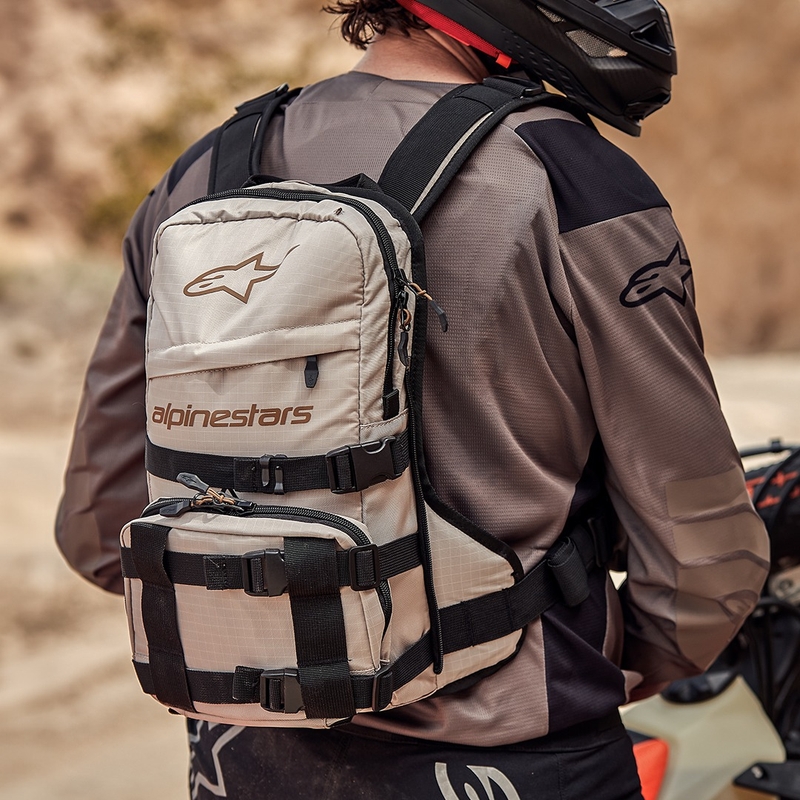 Batoh Alpinestars Techdura Tactical šedo-čierny 9 l