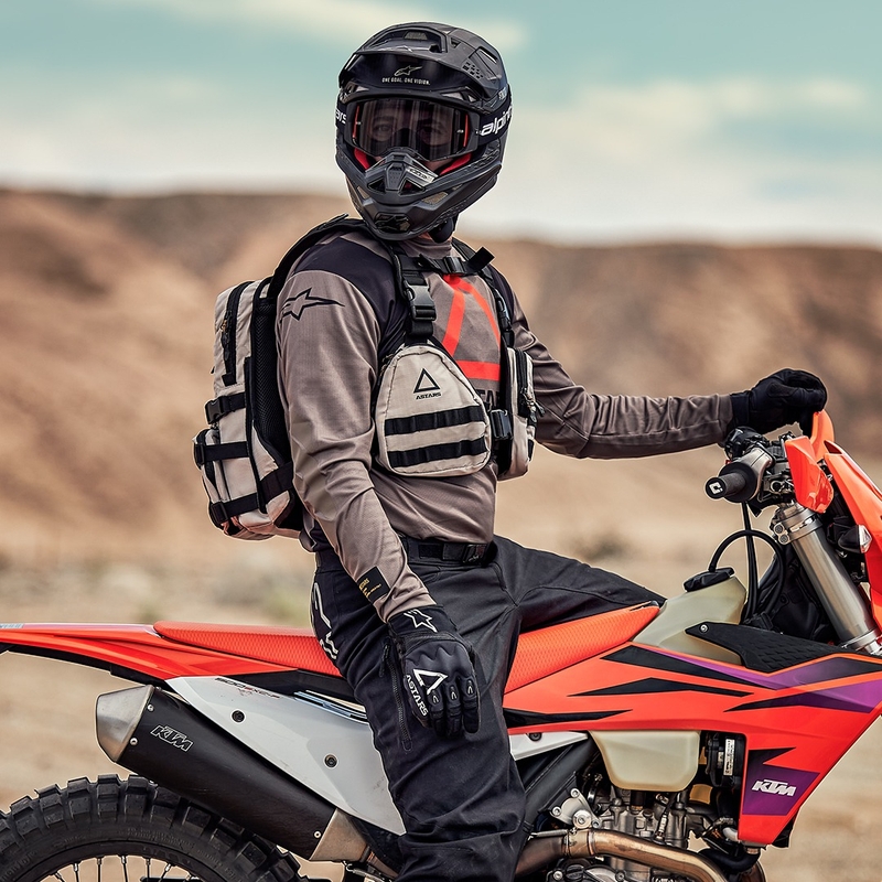 Batoh Alpinestars Techdura Tactical šedo-čierny 9 l