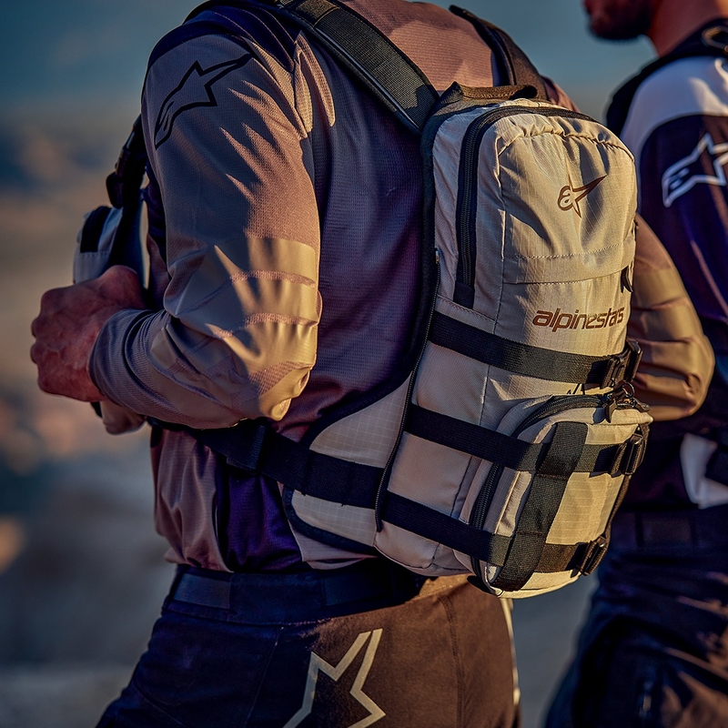Batoh Alpinestars Techdura Tactical šedo-čierny 9 l
