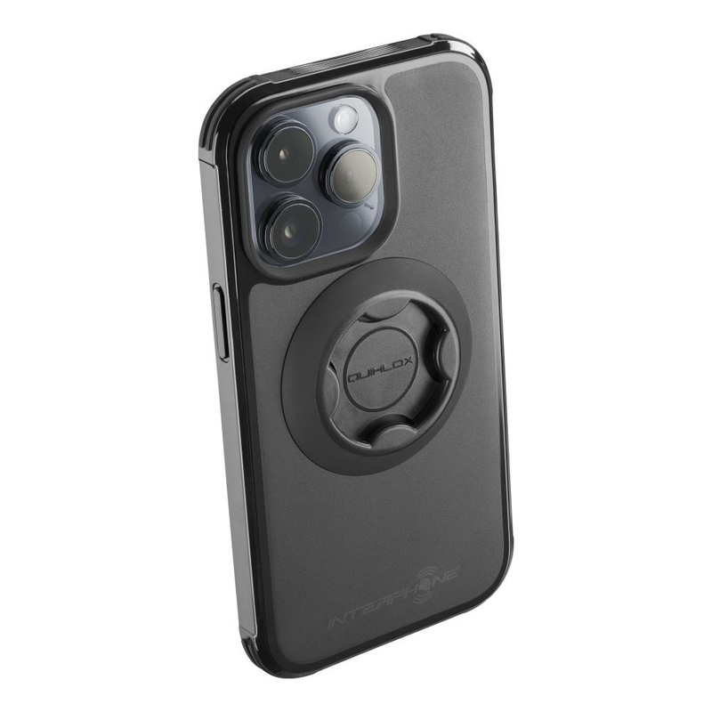 Ochranný kryt Interphone QUIKLOX Tetraforce - Apple iPhone 15 PRO čierny