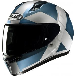 Integrálna helma na motorku HJC C10 Tez MC2SF šedo-modrá