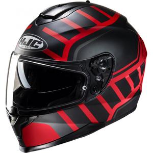 Integrálna helma na motorku HJC prilba C70N Holt MC1SF čierno-červená