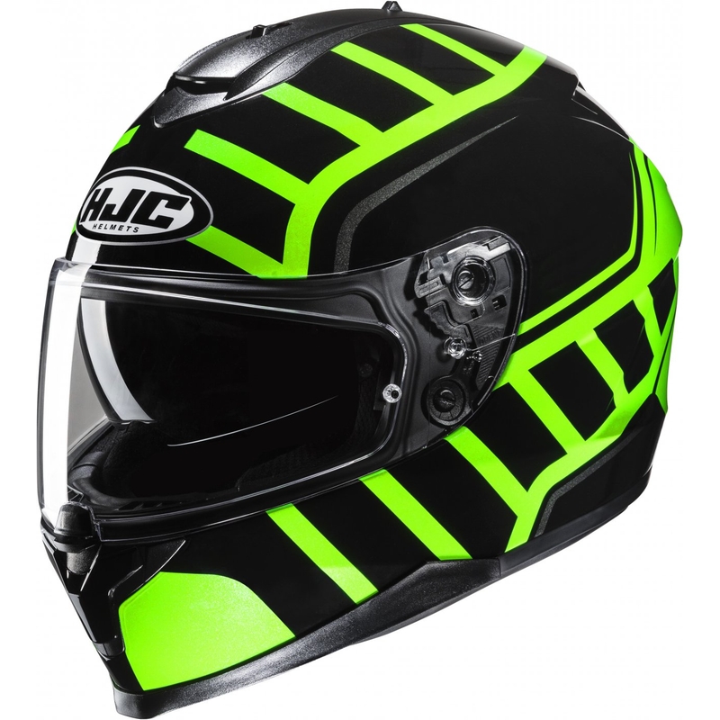 Integrálna prilba na motocykel HJC prilba C70N MC4H čierno-fluorescenčno zelená